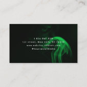 Carte De Visite Ergothérapeute Green Neon (Dos)