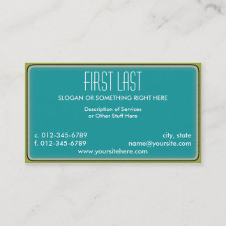 Carte De Visite Éric