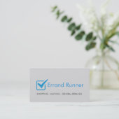 Carte De Visite Errand Runner (Debout devant)