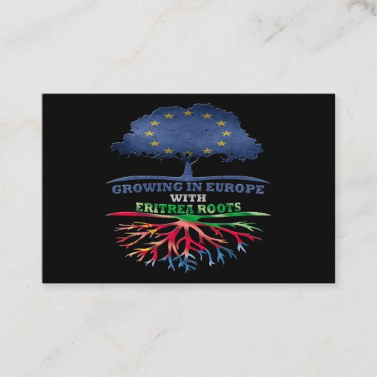Carte De Visite Érythrée (Devant)