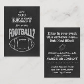 Carte De Visite es-tu prêt pour du football ? (Devant / Derrière)