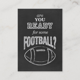 Carte De Visite es-tu prêt pour du football ?