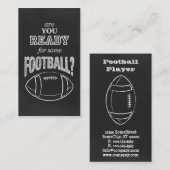 Carte De Visite es-tu prêt pour du football ? (Devant / Derrière)