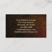 Carte De Visite Ésaïe 22:22 Clé de la Maison de David Bible Verse (Dos)