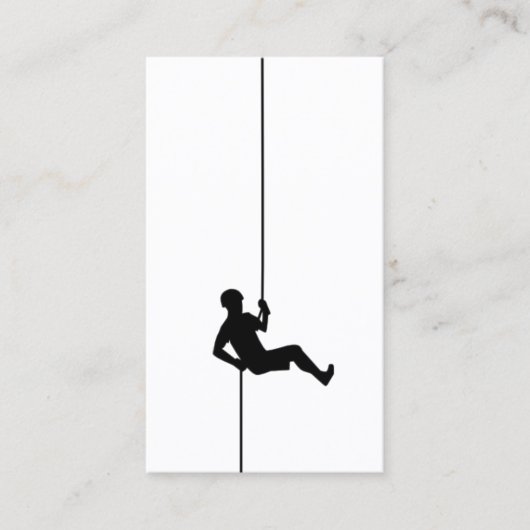 Carte de visite Escalade de montagne (Devant)