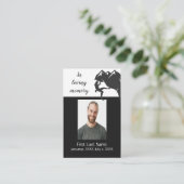 Carte De Visite Escalade Memorial Pocket Keepsaké Mountain Rock (Debout devant)