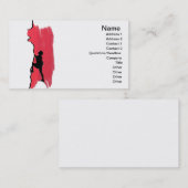 Carte de visite Escalade rock (Devant / Derrière)
