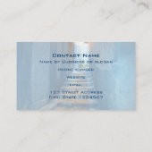 Carte De Visite Escalier bleu étroit au Maroc (Dos)