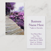 Carte De Visite escaliers de la glycine (Devant / Derrière)