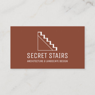 Carte De Visite Escaliers en terre cuite Architect Stairs Échelle 