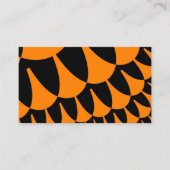 Carte De Visite Escaliers orange et noir (Devant)