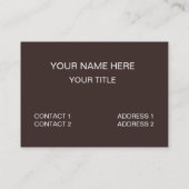 Carte De Visite Escargot Qui Va À Mon Propre Pace Drôle Escargot (Dos)