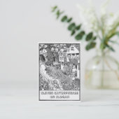 Carte De Visite Escargot rapide sur des roues (Debout devant)