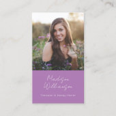 Carte De Visite Esoteric Psychic moderne Photo Merci client (Devant)