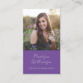 Carte De Visite Esoteric Psychic moderne Photo Merci client (Devant)