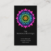 Carte De Visite Ésotérique Mandala Holistic Metaphysical Boho Brig (Devant)