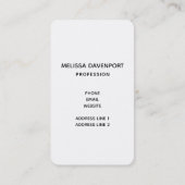 Carte De Visite Espace bleu et violet et étoiles avec ruban or (Dos)