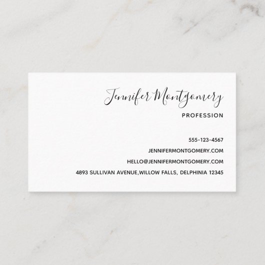 Carte De Visite Espace de galaxie violet et bleu Abstrait (Dos)