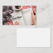 Carte De Visite Espace de travail du bureau d'accueil (Devant / Derrière)