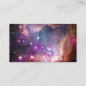 Carte De Visite Espace Extérieur Galactique Violet (Dos)