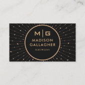 Carte De Visite Espace noir personnalisable Cosmos Professionnel (Devant)