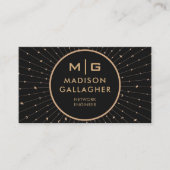 Carte De Visite Espace Noir Personnalisé Cosmos Professionnel (Devant)