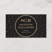 Carte De Visite Espace Noir Personnalisé Cosmos Professionnel (Devant)