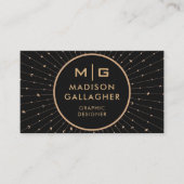 Carte De Visite Espace Noir Personnalisé Cosmos Professionnel (Devant)