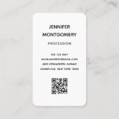 Carte De Visite Espace rose & violet & Étoiles Faux Galaxy (Dos)