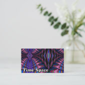 Carte De Visite Espace temporel ( vous pouvez modifier les mots ) (Debout devant)