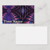 Carte De Visite Espace temporel ( vous pouvez modifier les mots ) (Devant / Derrière)
