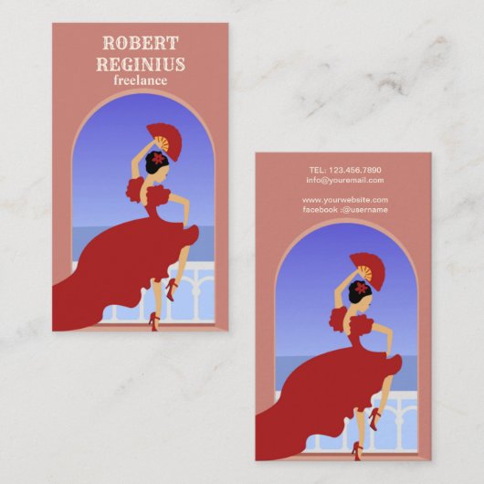 Carte De Visite Espagne Espana (Devant / Derrière)