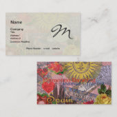 Carte De Visite Espagne Sunshine Espagnol Travel Art (Devant / Derrière)