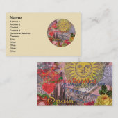 Carte De Visite Espagne Sunshine Espagnol Travel Art (Devant / Derrière)