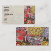 Carte De Visite Espagne Sunshine Espagnol Travel Art (Devant / Derrière)