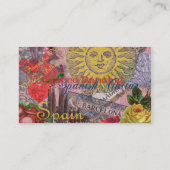 Carte De Visite Espagne Sunshine Espagnol Travel Art (Dos)