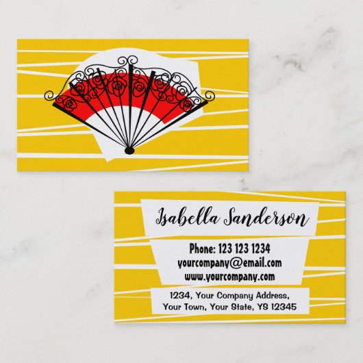 Carte de visite espagnol (Devant / Derrière)