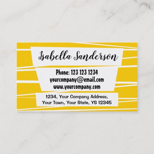 Carte de visite espagnol (Dos)