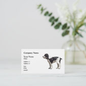 Carte De Visite Espagnol noir et blanc (Debout devant)