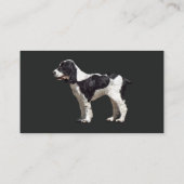 Carte De Visite Espagnol noir et blanc (Dos)