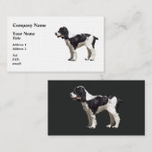 Carte De Visite Espagnol noir et blanc (Devant / Derrière)