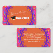 Carte De Visite Espagnol simple moderne (Devant / Derrière)