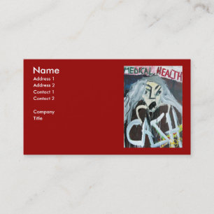 CARTE DE VISITE ESPÈCES POUR SOINS MÉDICAUX