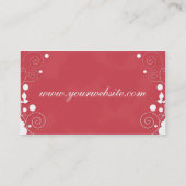 Carte de visite espiègle de remous en sorbet de (Dos)