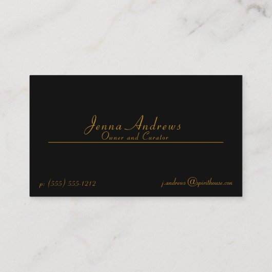 Carte De Visite Esprit de Bouddha (Dos)