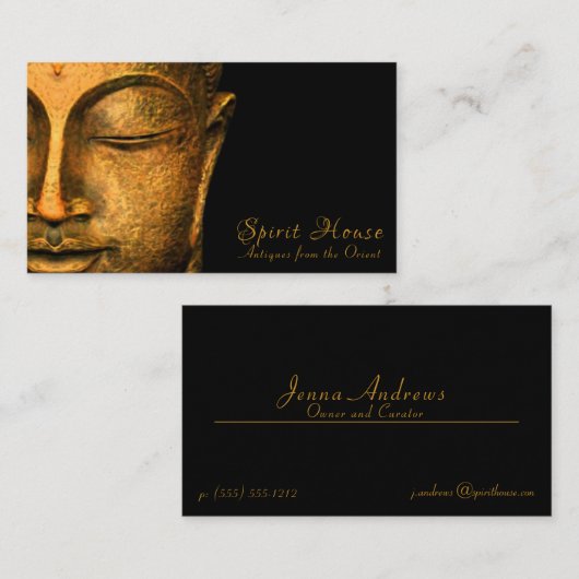 Carte De Visite Esprit de Bouddha (Devant / Derrière)