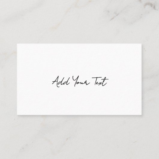 Carte De Visite Esprit de Noël magique (Dos)