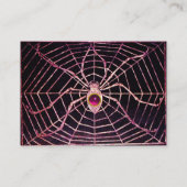 Carte De Visite ESPRIT ET WEB rose Fuchsia violet Améthyste noir (Dos)