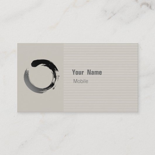 Carte De Visite Esquisse zen (Devant)