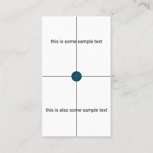 Carte De Visite essai échantillon (Dos)